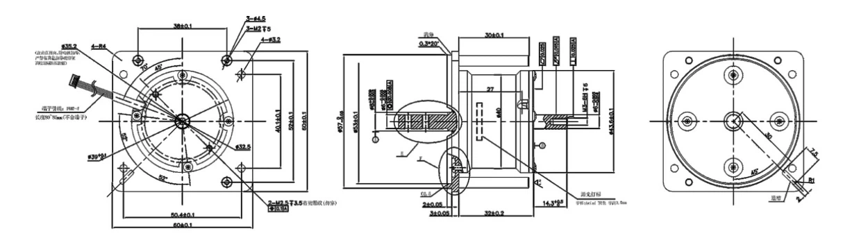 VEC-4035 Coreless motor design VEC-4035 Coreless motor design